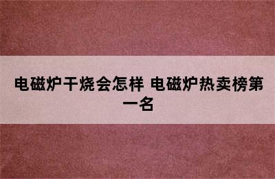 电磁炉干烧会怎样 电磁炉热卖榜第一名